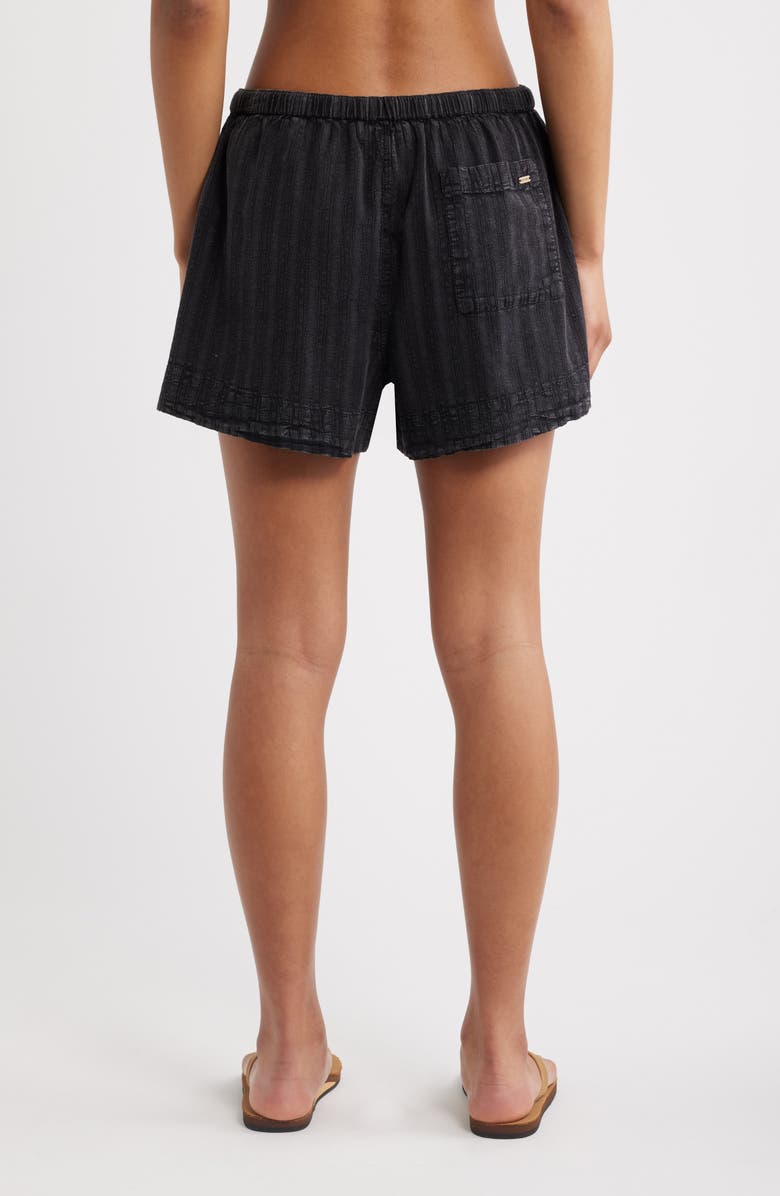 Rip Curl Topanga Embroidered Shorts, Alternate, color, Black