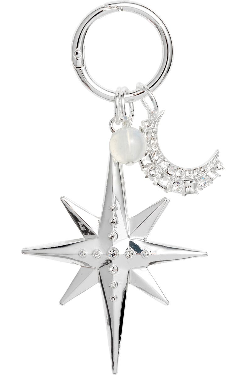 Chelsea28 Celestial Bag Charm, Main, color, Clear- Silver