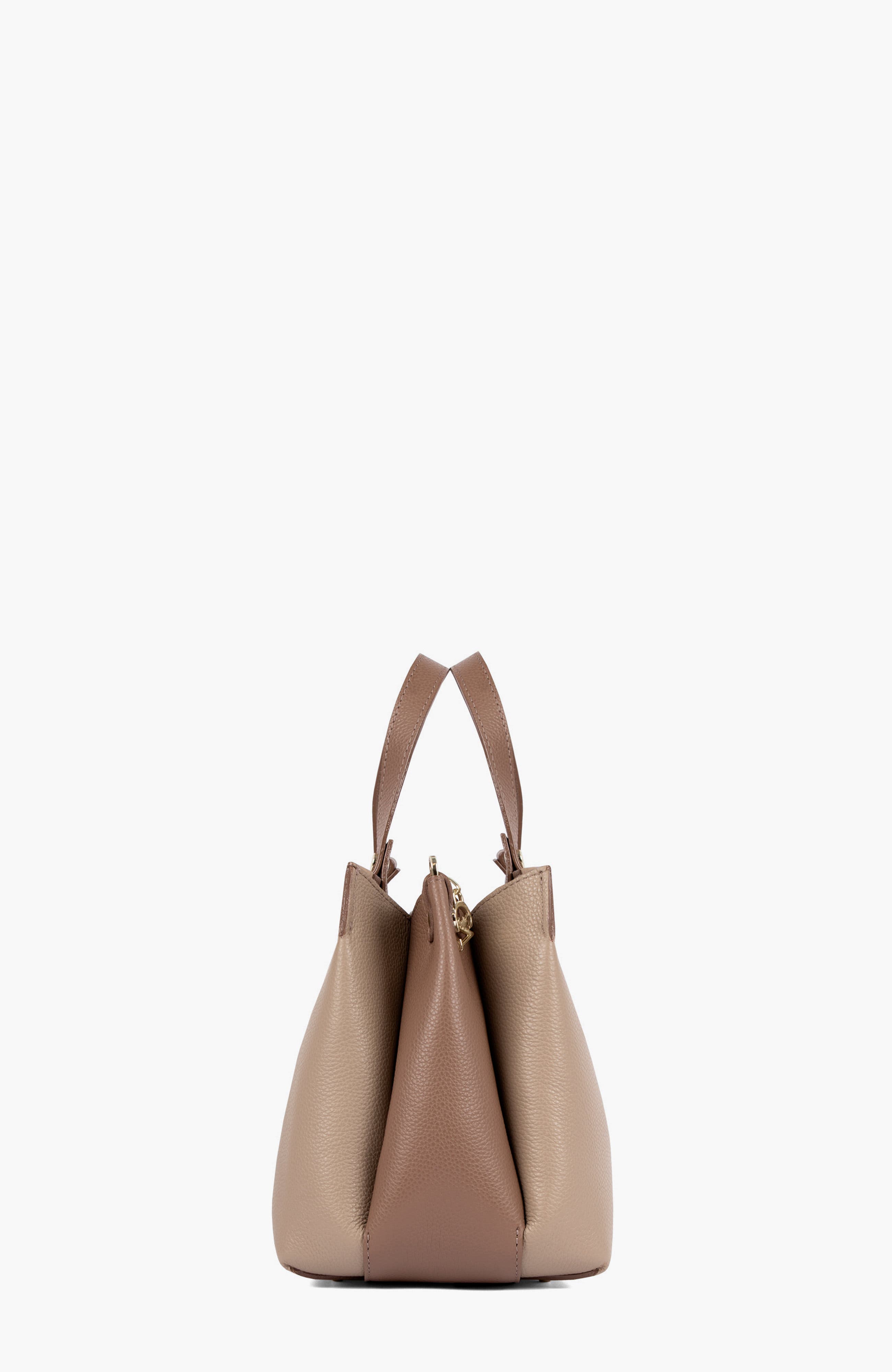 Signature CV By Cavalinho Leather Handbag 490, Alternate, color, Sand / Beige