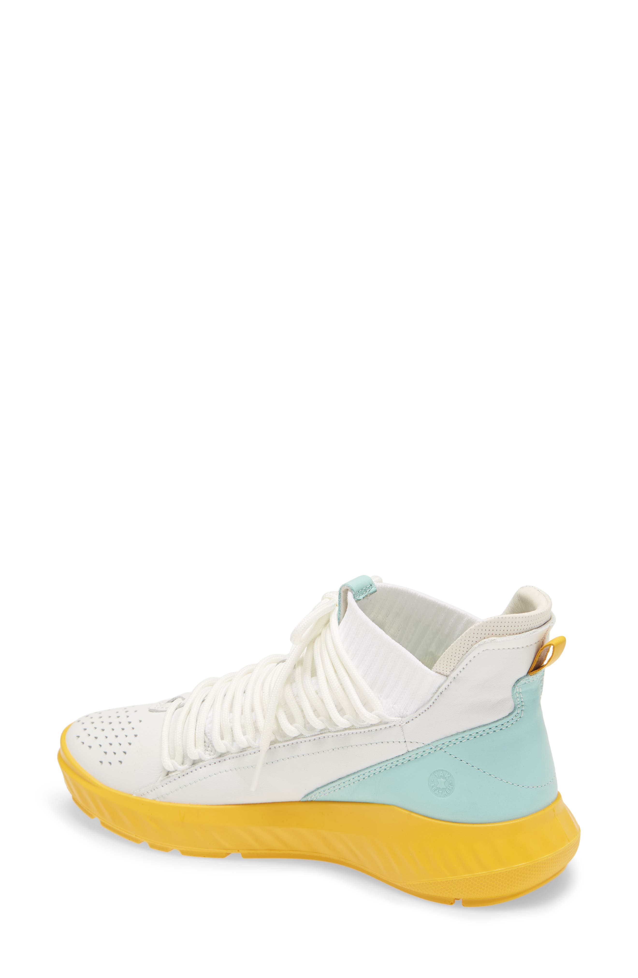 ST.1 Lite Mid Cut Sneaker, Alternate, color, WHITE/ EGGSHELL