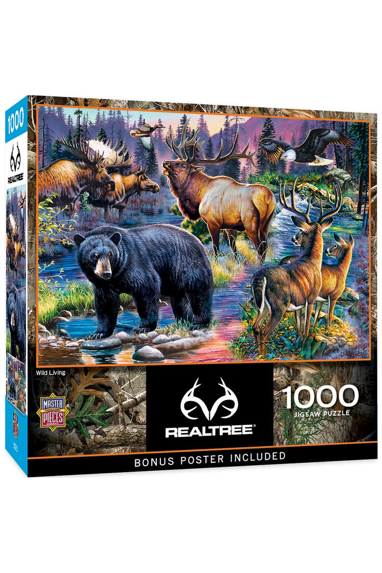 Wild Living 1000 Piece Jigsaw Puzzle, Main, color, Multicolor