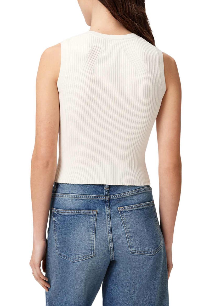 Cruz Rib Knit Sweater Vest, Alternate, color, CHALK WHITE