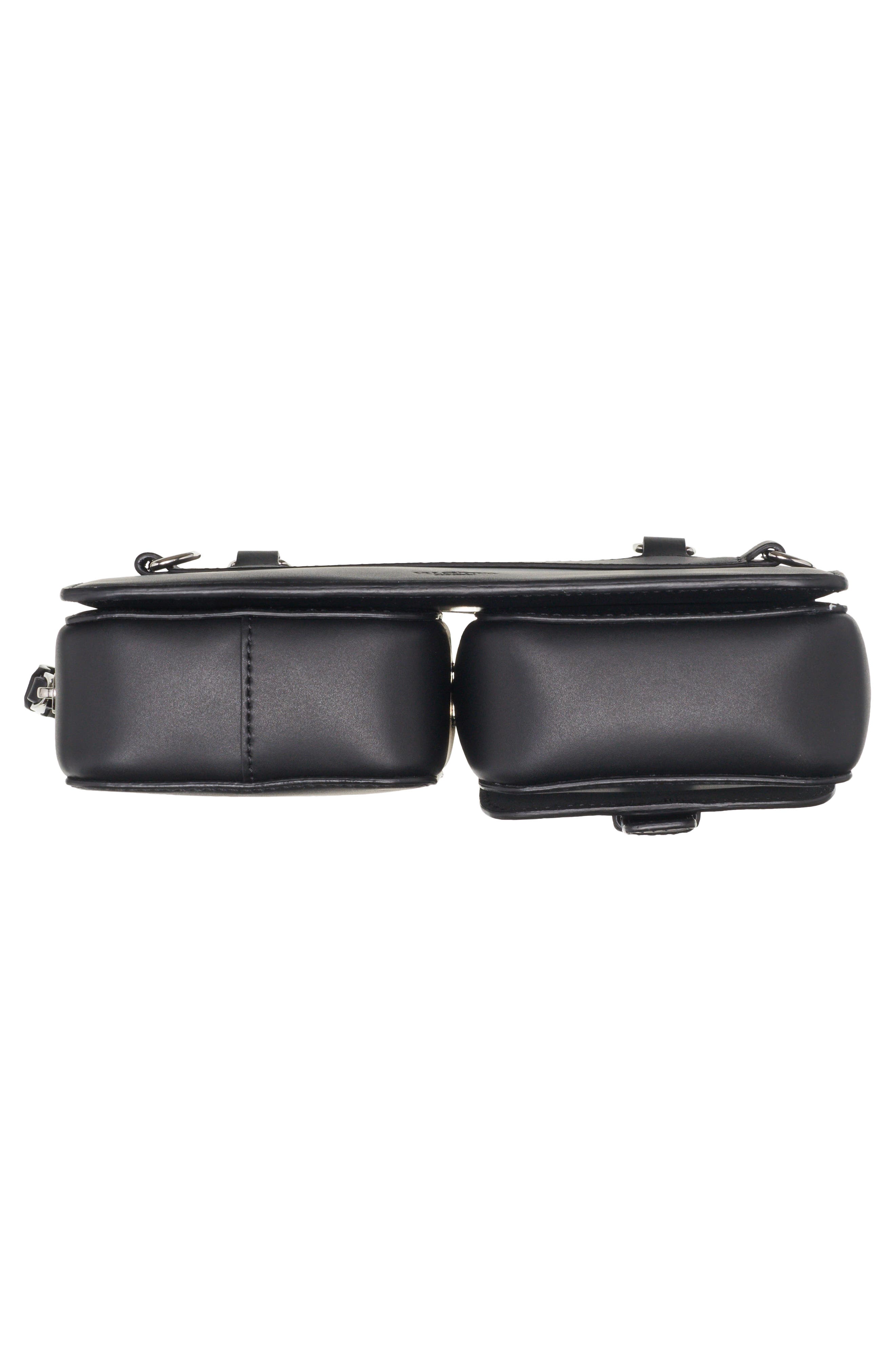 Valentino Garavani VLTN Leather Belt Bag, Alternate, color, 
