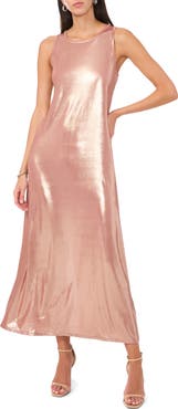 Vince Camuto Metallic Maxi Dress