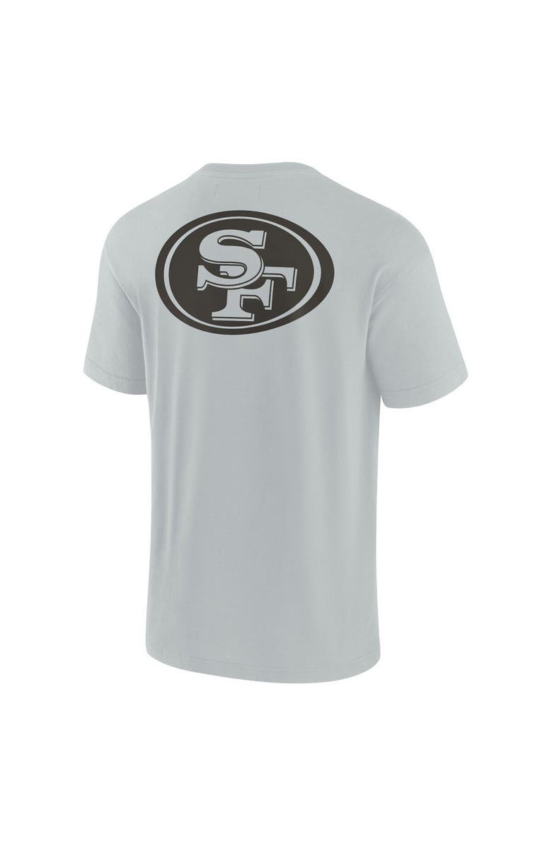 Fanatics Signature Unisex Fanatics Signature Gray San Francisco 49ers Elements Super Soft Short Sleeve T-Shirt, Alternate, color, Gray
