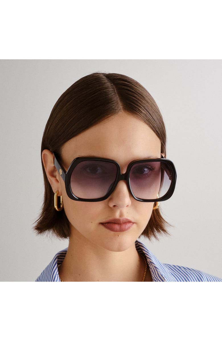 Le Specs Polydisco 59mm Square Sunglasses, Alternate, color,