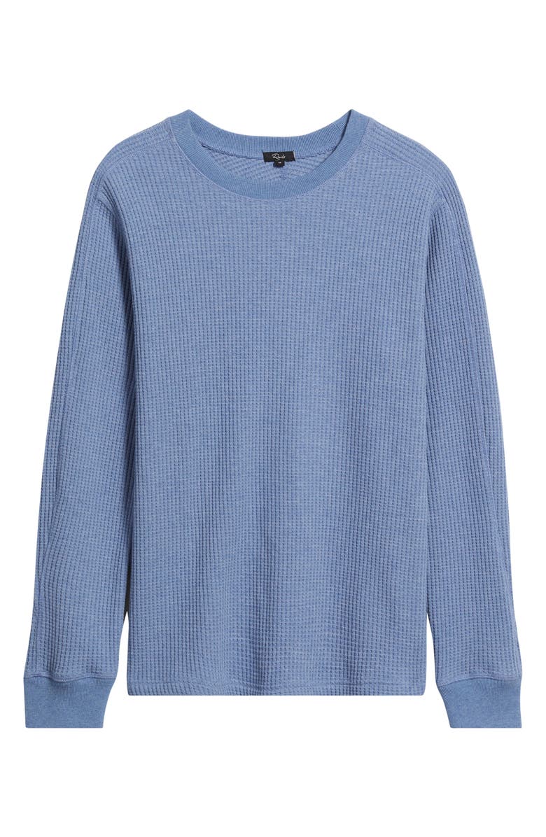 Rails Wade Long Sleeve Thermal T-Shirt, Alternate, color, Blue Heather