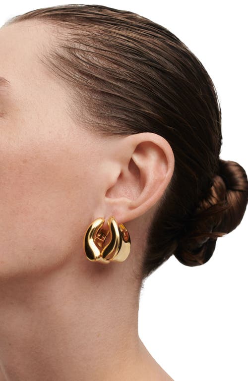 Pdpaola Medium Ibiza Hoops In Gold