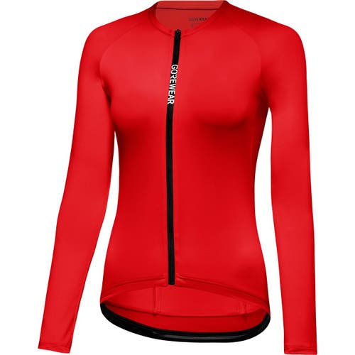Gorewear Spinshift Long-sleeve Jersey In Red