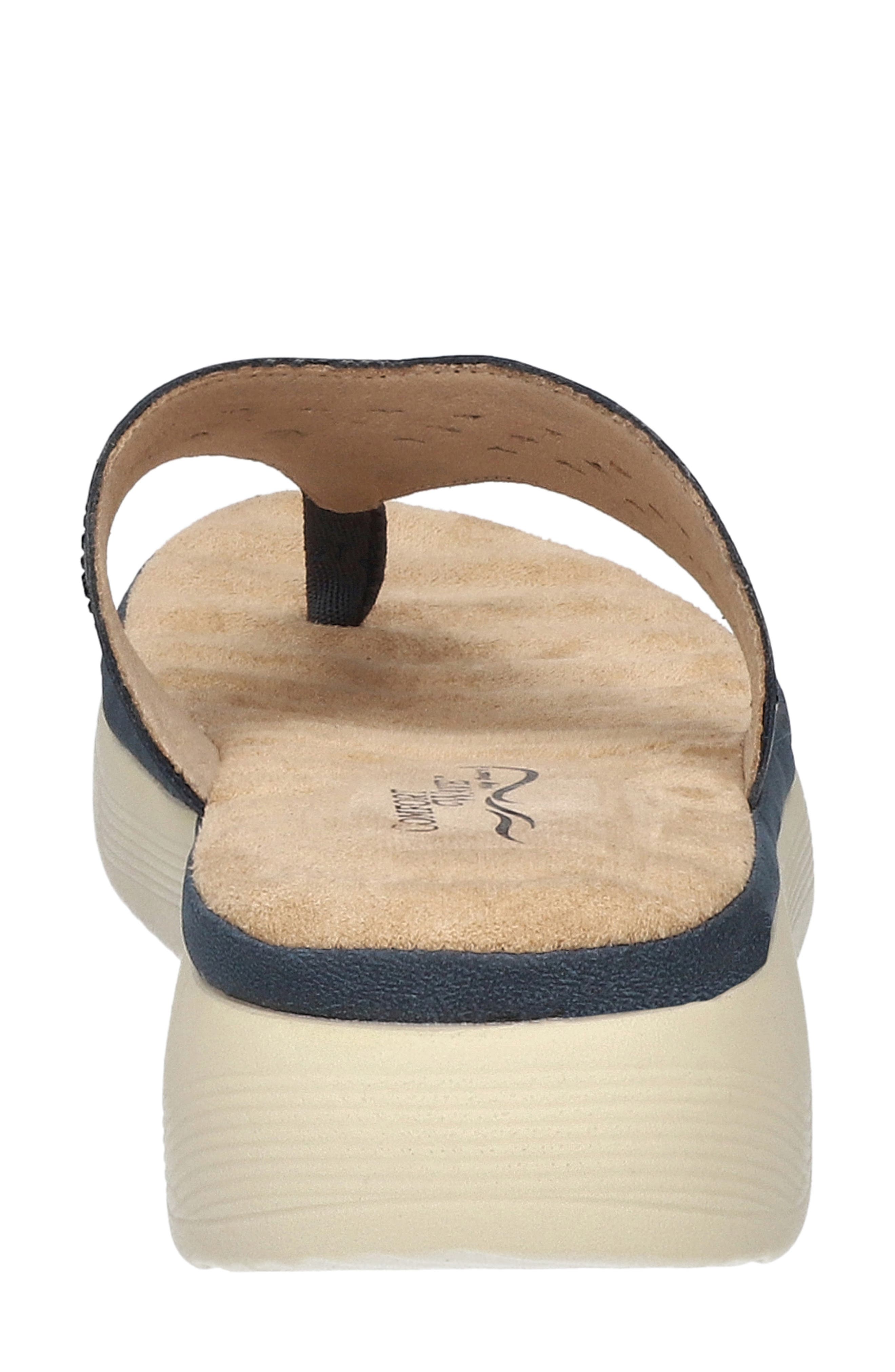 Sonny Platform Sandal, Alternate, color, NAVY