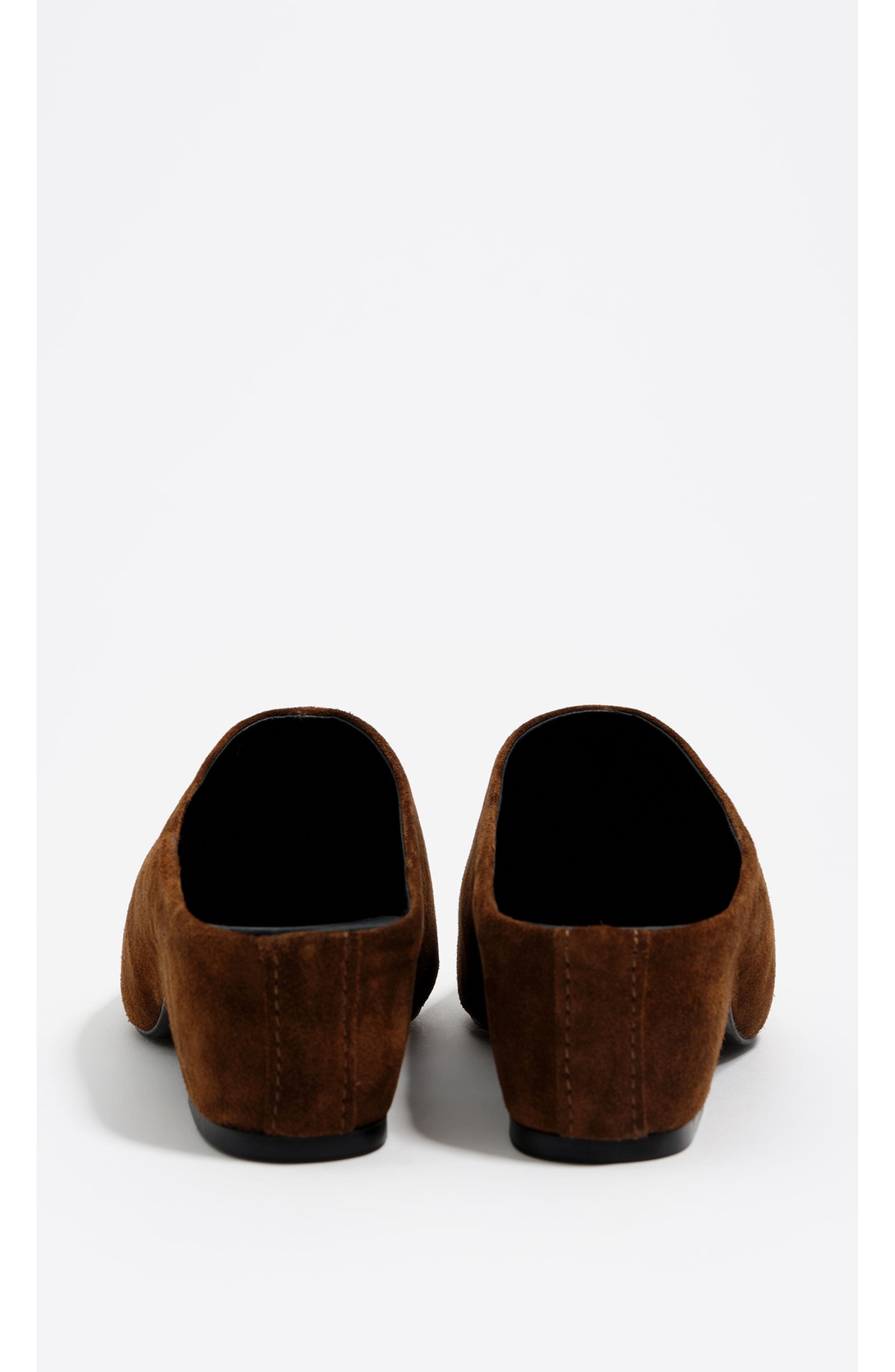 Bimba y Lola Suede Clog, Alternate, color, Dark Brown