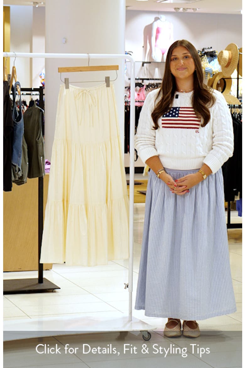 Lily Tiered Maxi Skirt video