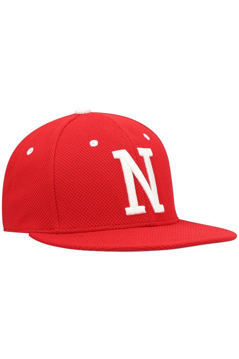 Men's adidas Scarlet Nebraska Huskers On-Field Baseball Fitted Hat, Alternate, color, Scarlet