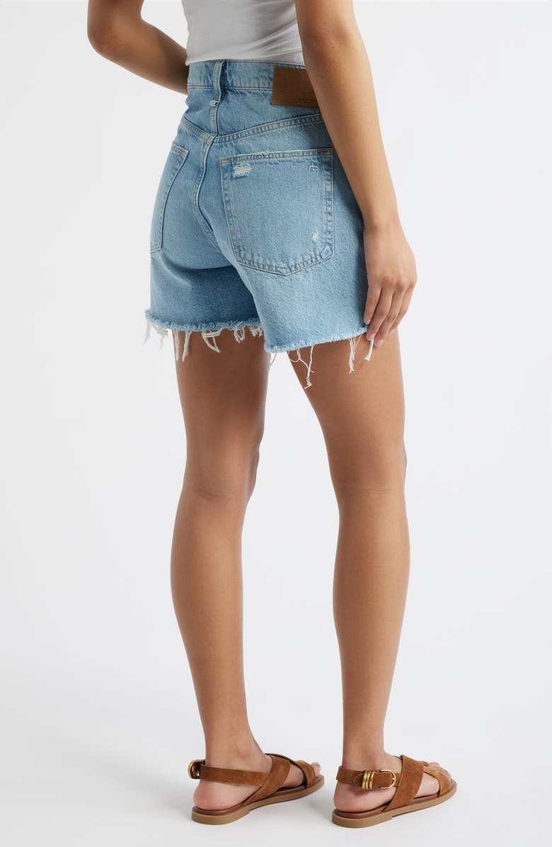rag & bone High Waist Cutoff Denim Shorts, Alternate, color, Narrows