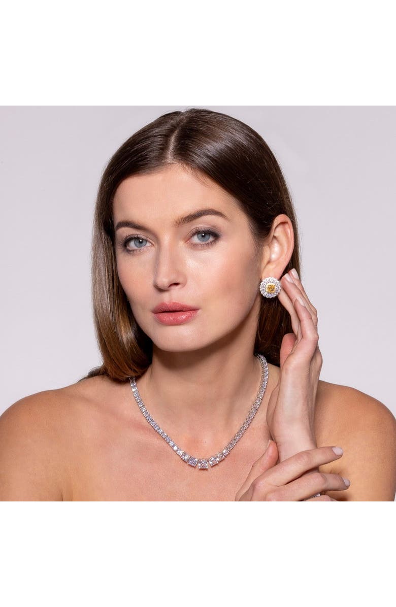 Anna Zuckerman La Maya Diamond Crystalline Earrings, Alternate, color, 