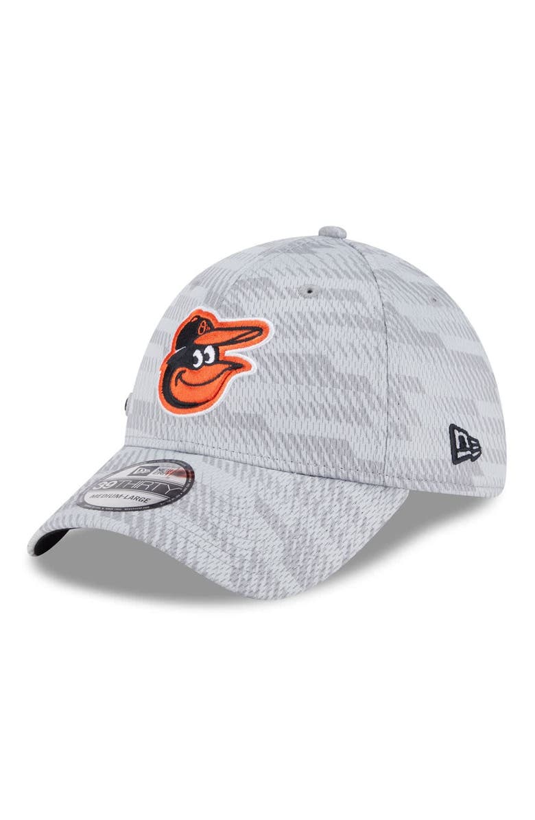 New Era Men's New Era Gray Baltimore Orioles 2025 MLB Clubhouse 39THIRTY Flex Hat, Alternate, color, 