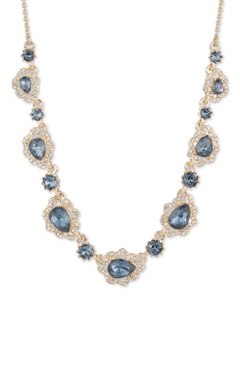Crystal Frontal Collar Necklace