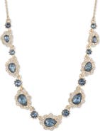 Marchesa Crystal Frontal Collar Necklace