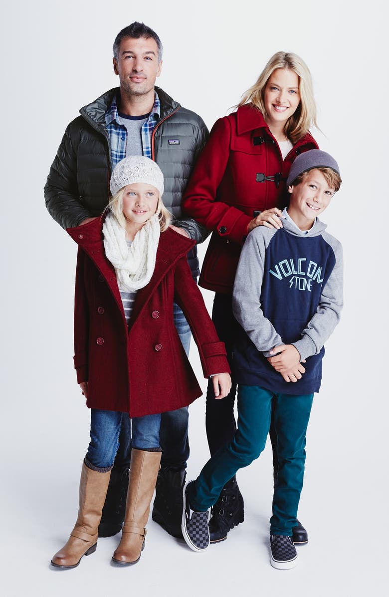 Sugarfly Double Breasted Coat, Main, color,