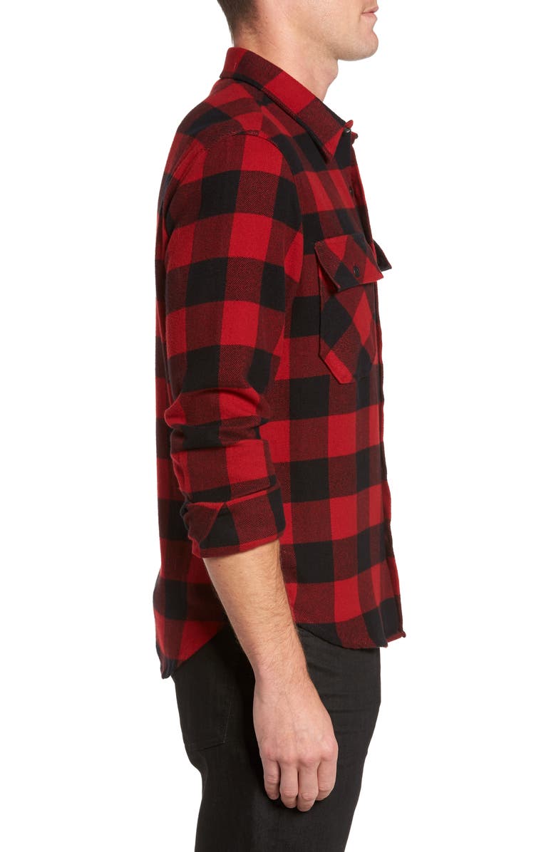 FRAME Buffalo Check Shirt Jacket, Alternate, color, 