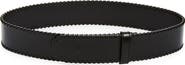 Khaite Theo Whipstitched Leather Belt