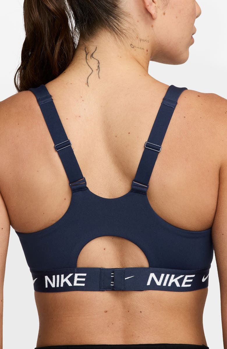 Nike Indy Dri-FIT High Support Sports Bra, Alternate, color, Mnnavy