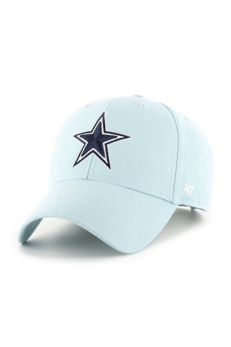 Men's '47 Light Blue Dallas Cowboys Legend MVP Adjustable Hat, Main, color, Light Blue