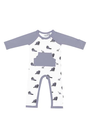 Kyte Baby Raccoon Longall Romper