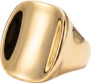 ARGENTO VIVO Concave Statement Ring
