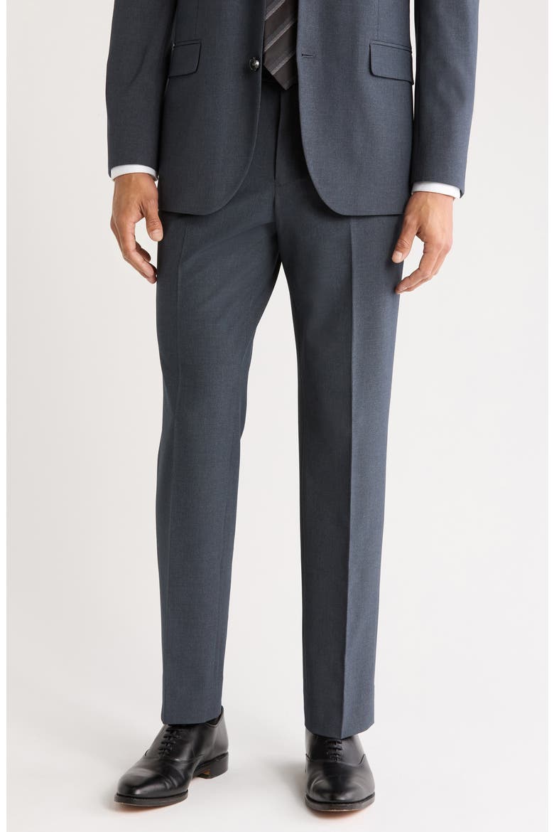 Trim Fit Stretch Suit Separates Trousers, Main, color, CHARCOAL