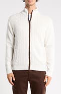 TOM BAINE Full Zip Sweater