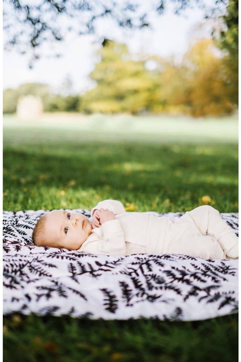 Sensory Print Reversible Outdoor Playmat, Alternate, color, BLACK/ WHITE