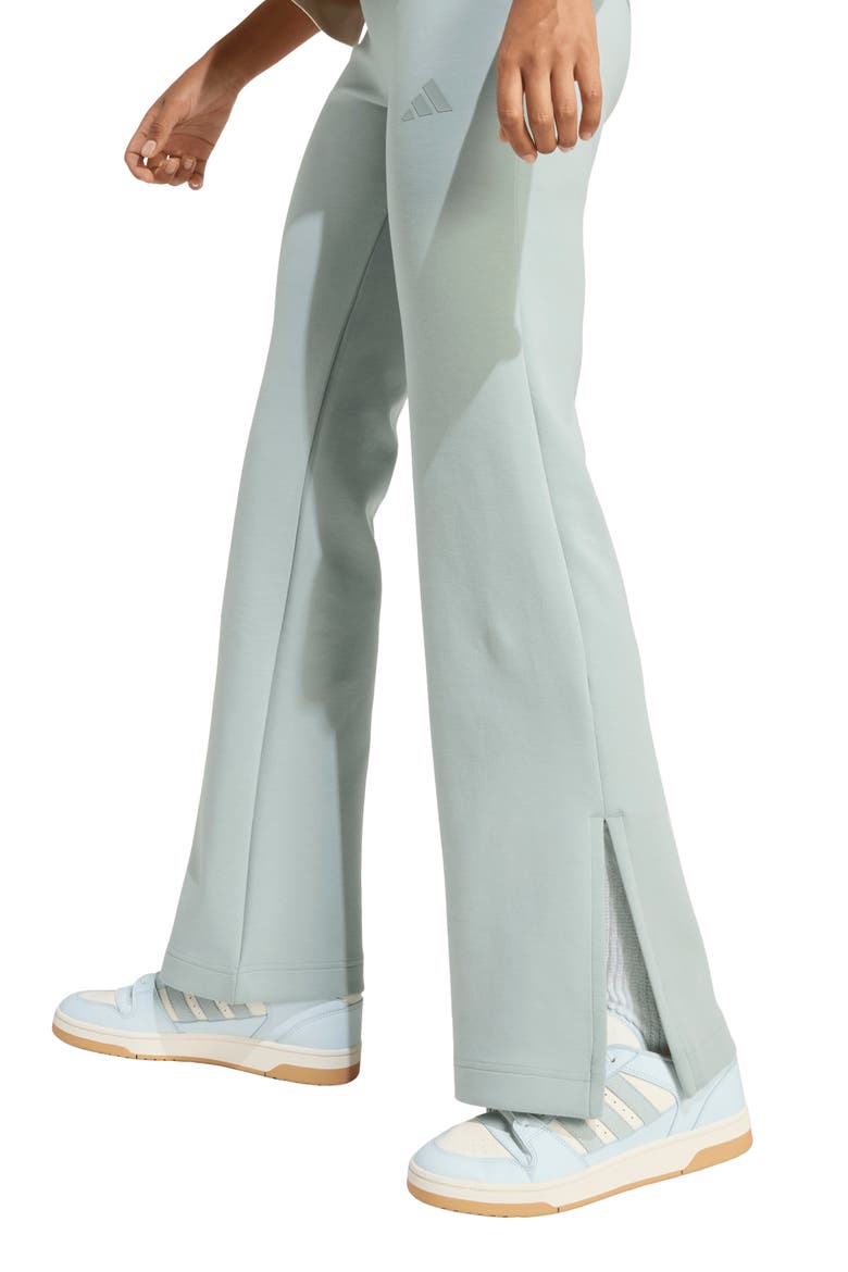 All SZN Split Flare Leggings, Alternate, color, WONDER SAGE/