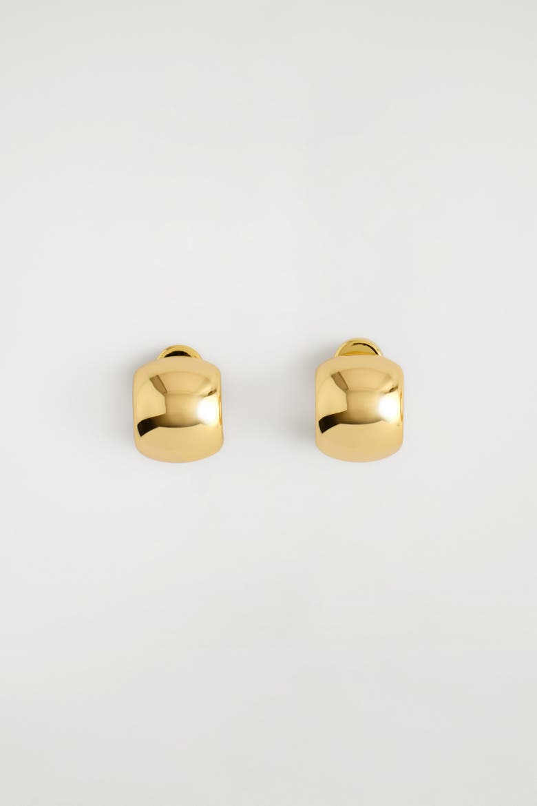 Half-Hoop Earrings, Alternate, color, GOLD
