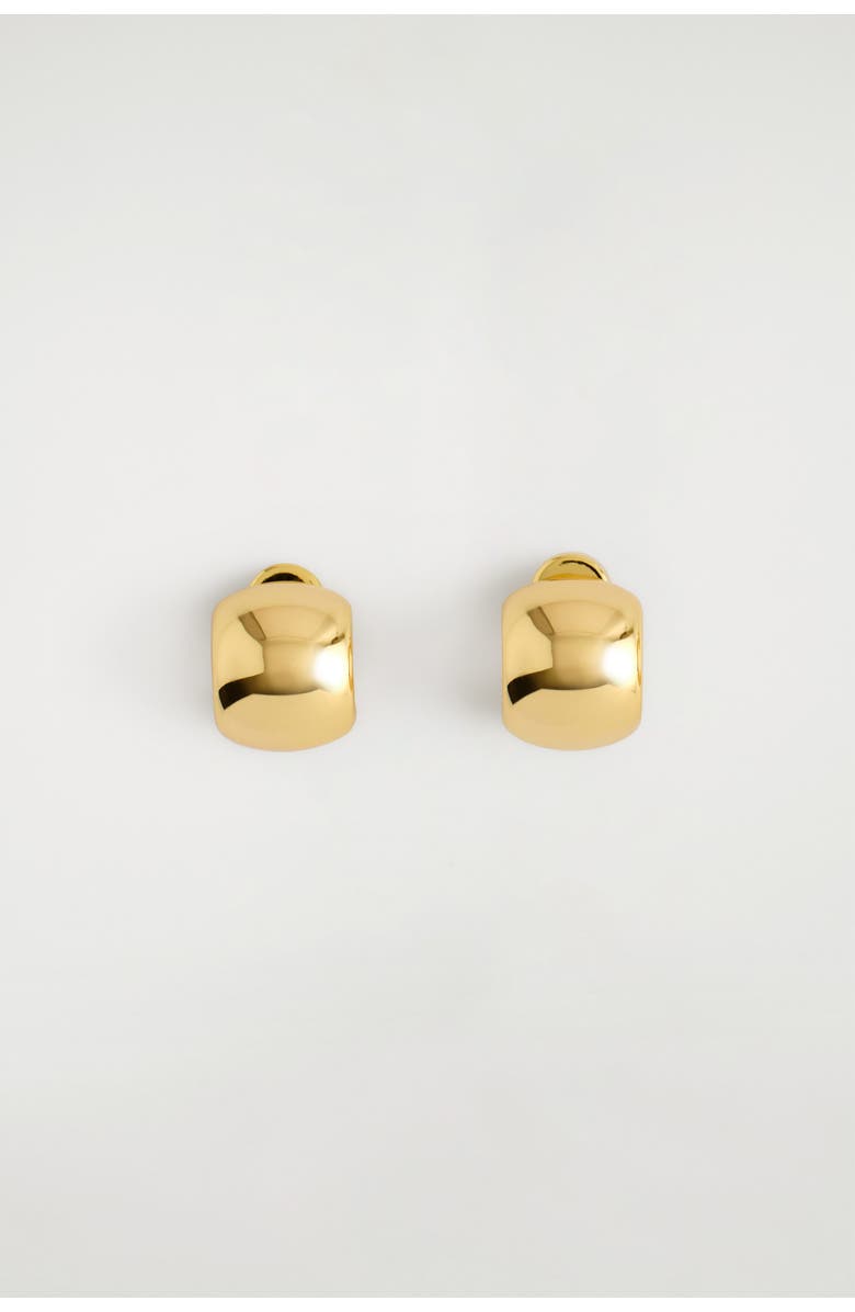 COS Half-Hoop Earrings, Alternate, color, Gold