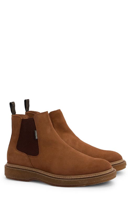 Barbour Tinstone Lugged Chelsea Boot In Brown
