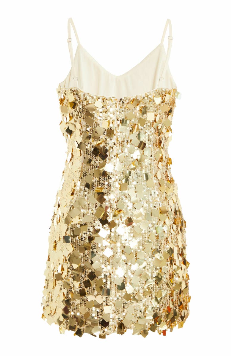QUIZ Square Sequin Bodycon Dress, Alternate, color,