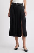 MANGO Teresa Pleated Midi Skirt