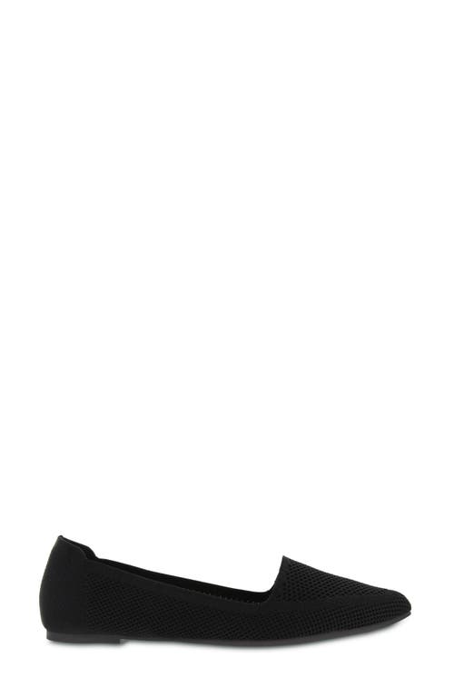 Mia Corrine Knit Flat In Black
