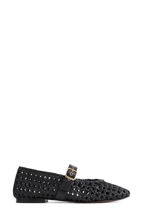 Madewell The Remy Mary Jane Flat In True Black