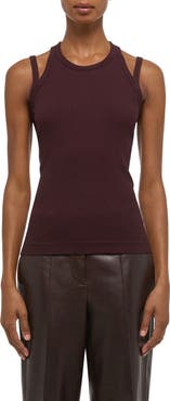 Helmut Lang Rib Racer Strap Tank
