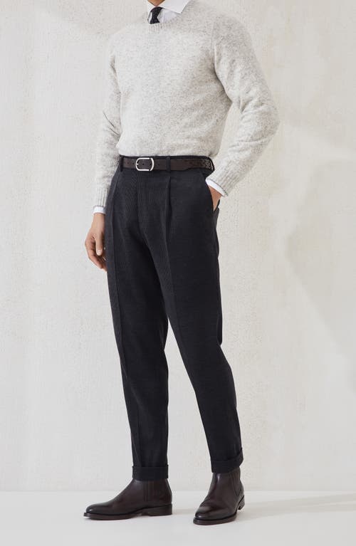 Brunello Cucinelli Corduroy Trousers In Black