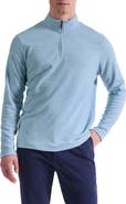Bugatchi Houndstooth Patern Quarter Zip Top