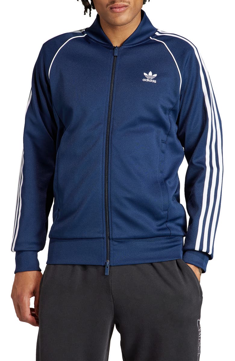 adidas Adicolor Superstar Track Jacket, Main, color, Night Indigo