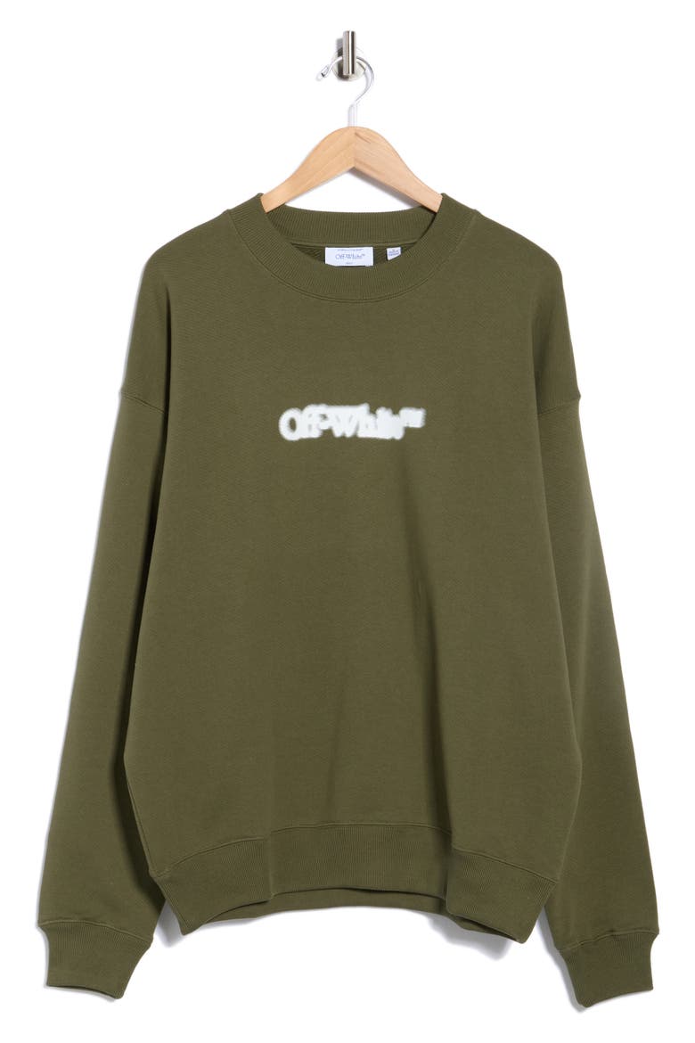 Spray Arrow Skate Graphic Sweatshirt, Alternate, color, WHITE MOSS-WHITE