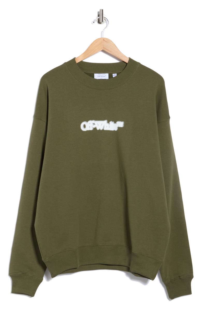 Off-White Spray Arrow Skate Graphic Sweatshirt, Alternate, color, White Moss-White