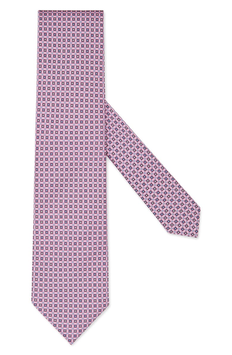 ZEGNA TIES Medallion Silk Tie, Main, color, 