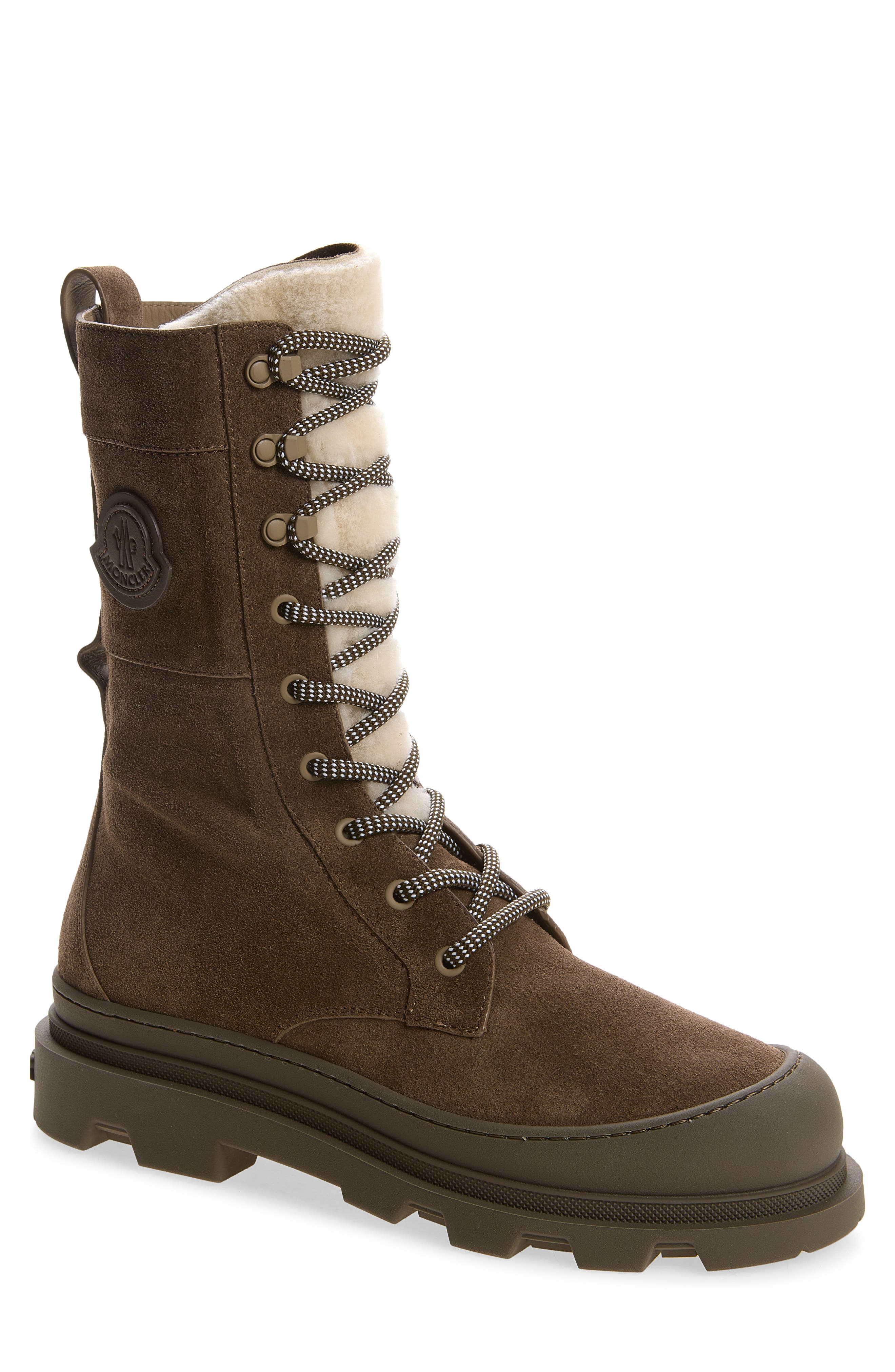 Vera Genuine Shearling Trim Boot, Main, color, WARM TAUPE