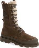 Moncler Vera Genuine Shearling Trim Boot