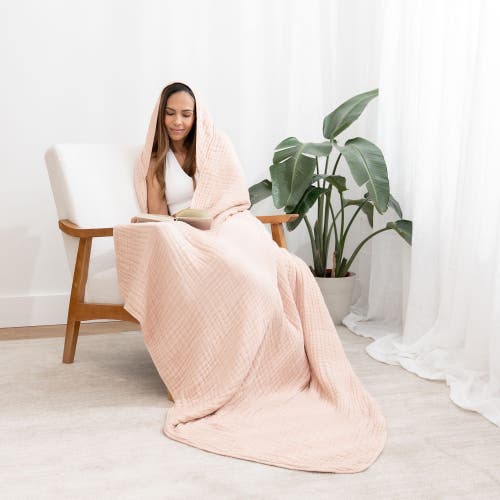 Comfy Cubs Adult Hooded Towel Large In Blush